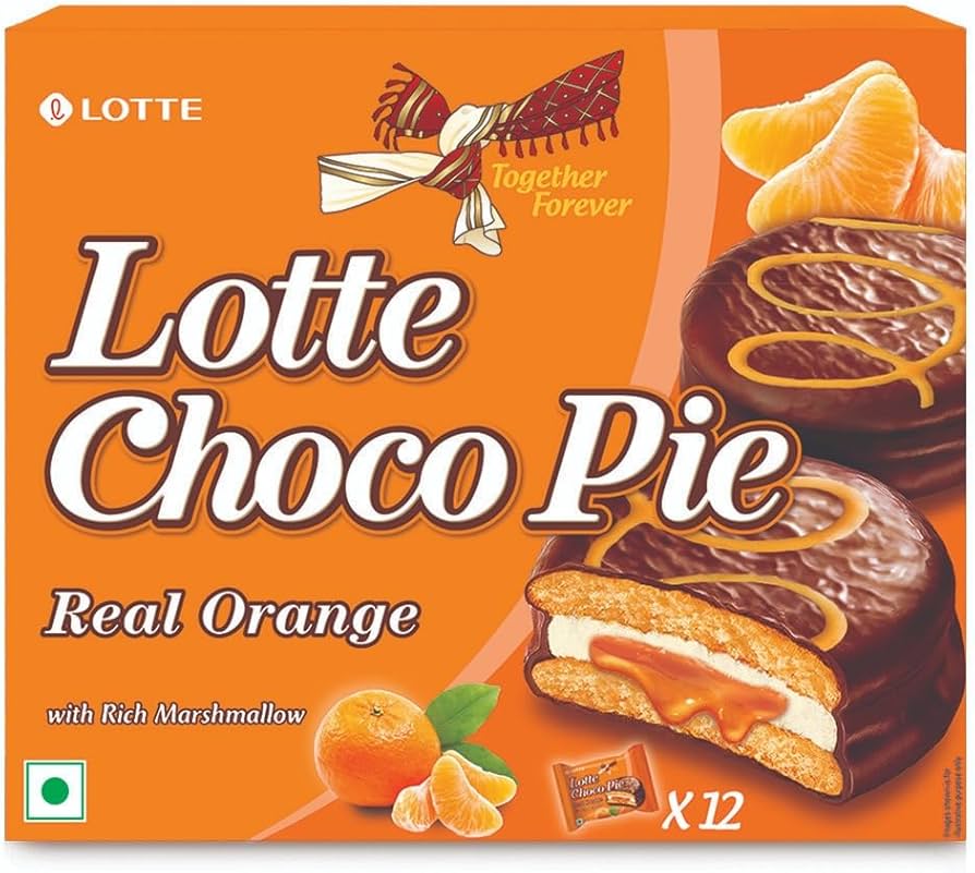 Lotte Choco Pie Orange