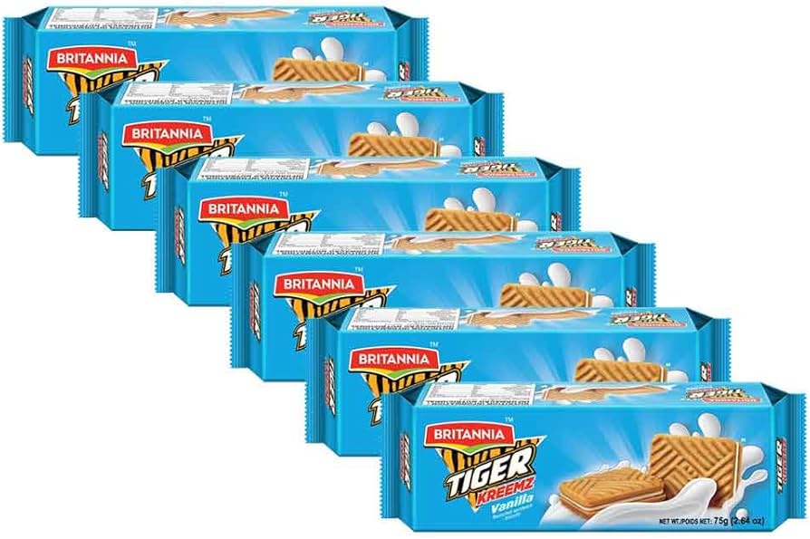 Britannia Tiger Kreemz Vanilla 75 g
