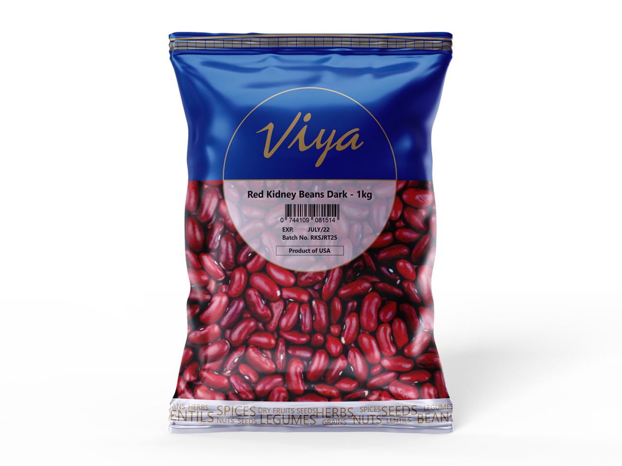 Viya Red Kidney Beans Dark 1 kg