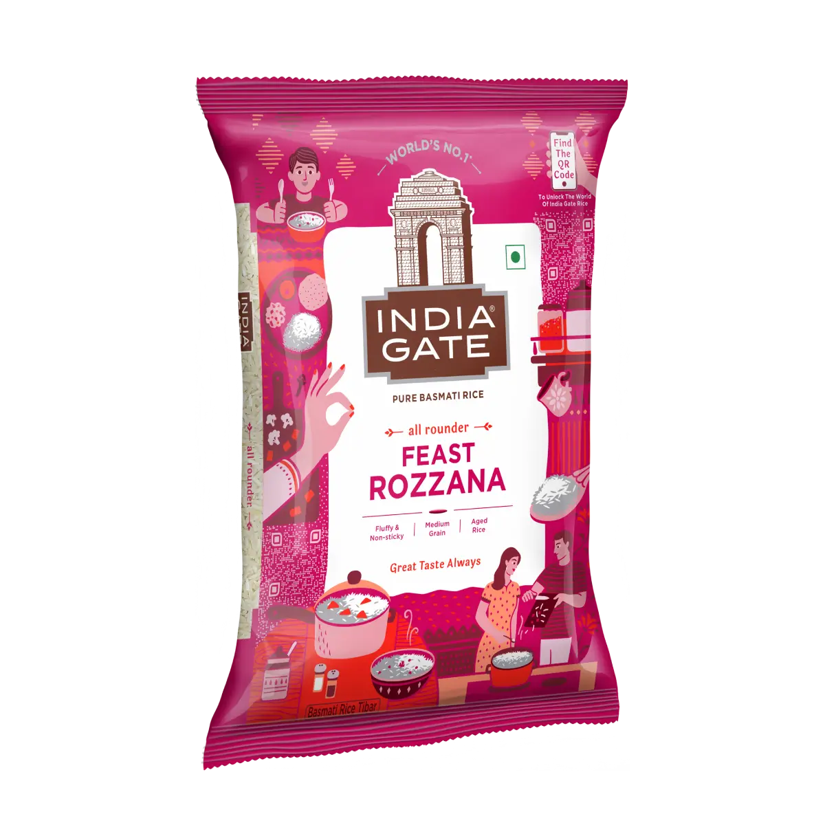 India Gate Feast Rozzana Rice 1 kg