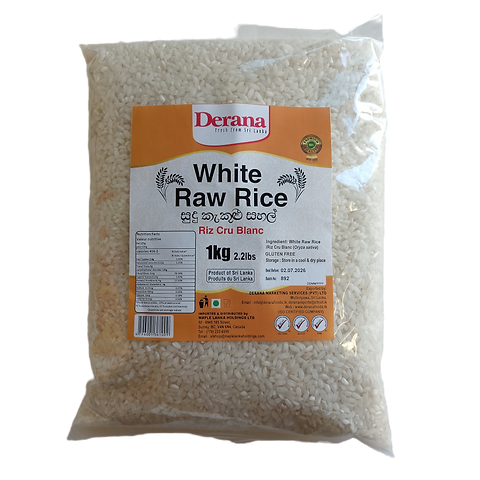 Derana White Raw Rice 1 kg