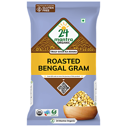 24 Mantra Organic Roasted Bengal Gram Dal 500 g