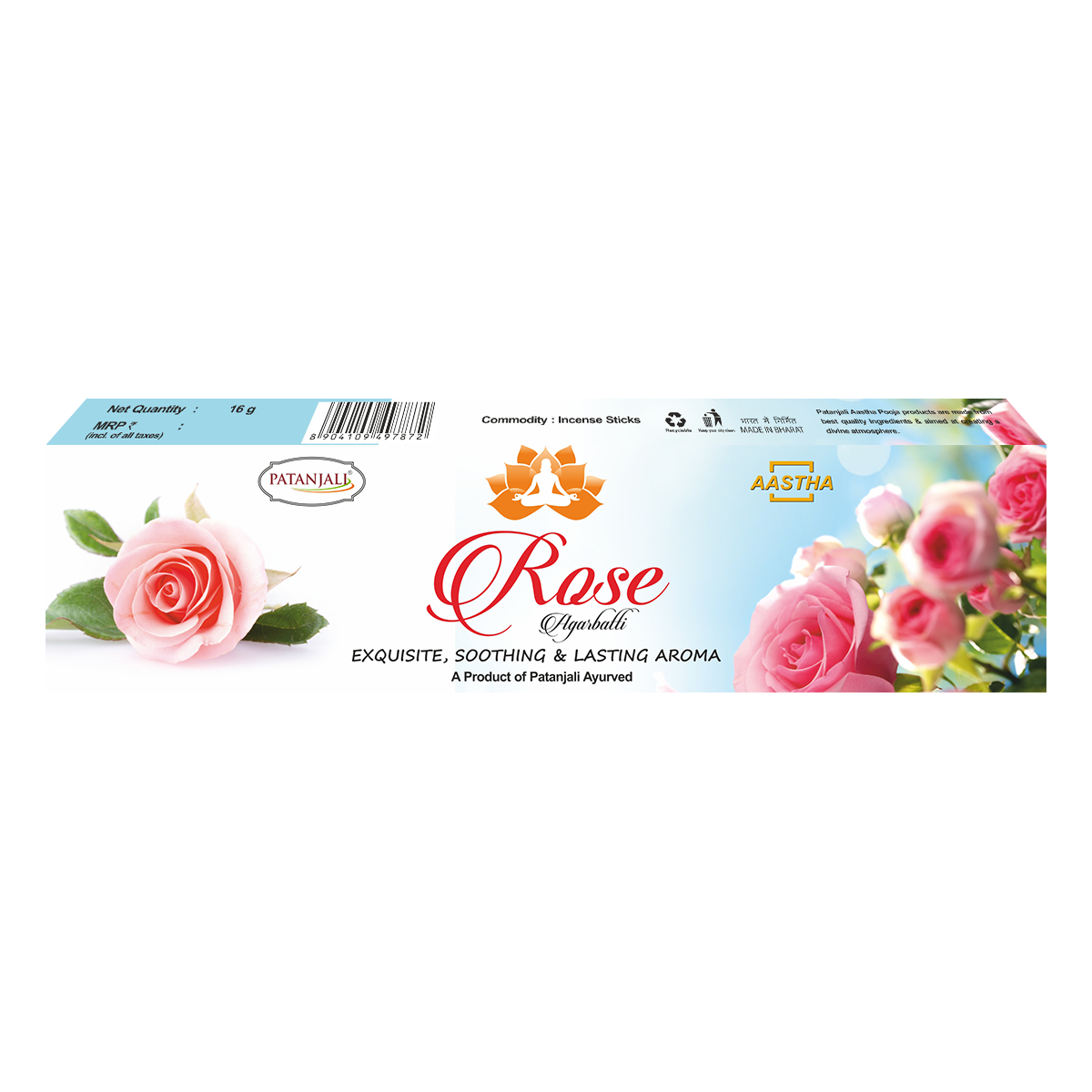 Patanjali Rose Aggarbatti 16 g