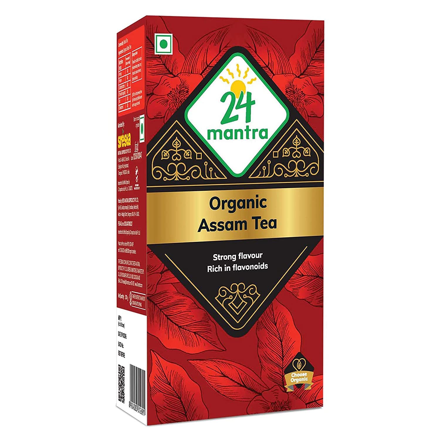 24mantra Organic Assam Tea 50 g (25 Bags)