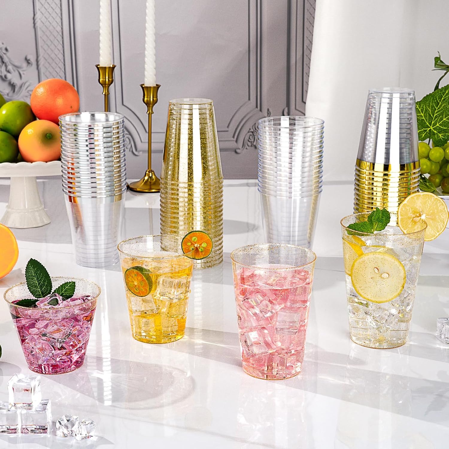 Party Plastic Cups 12oz 360 ml 50 pcs