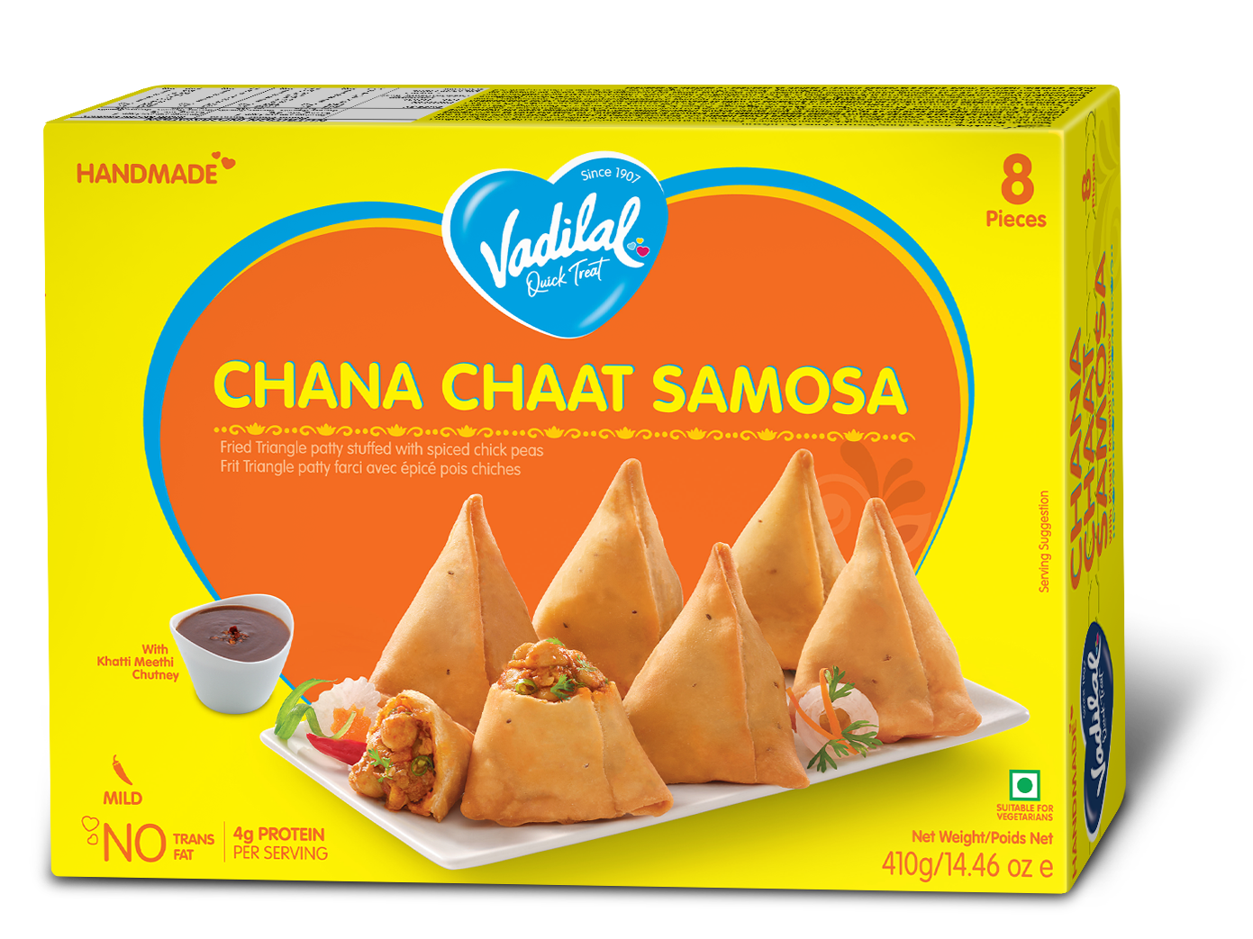 Vadilal Chana Chaat Samosa 410 g