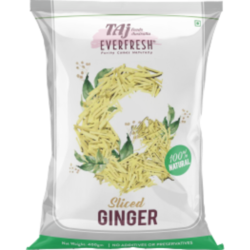 Taj Frozen Sliced Ginger 250 g