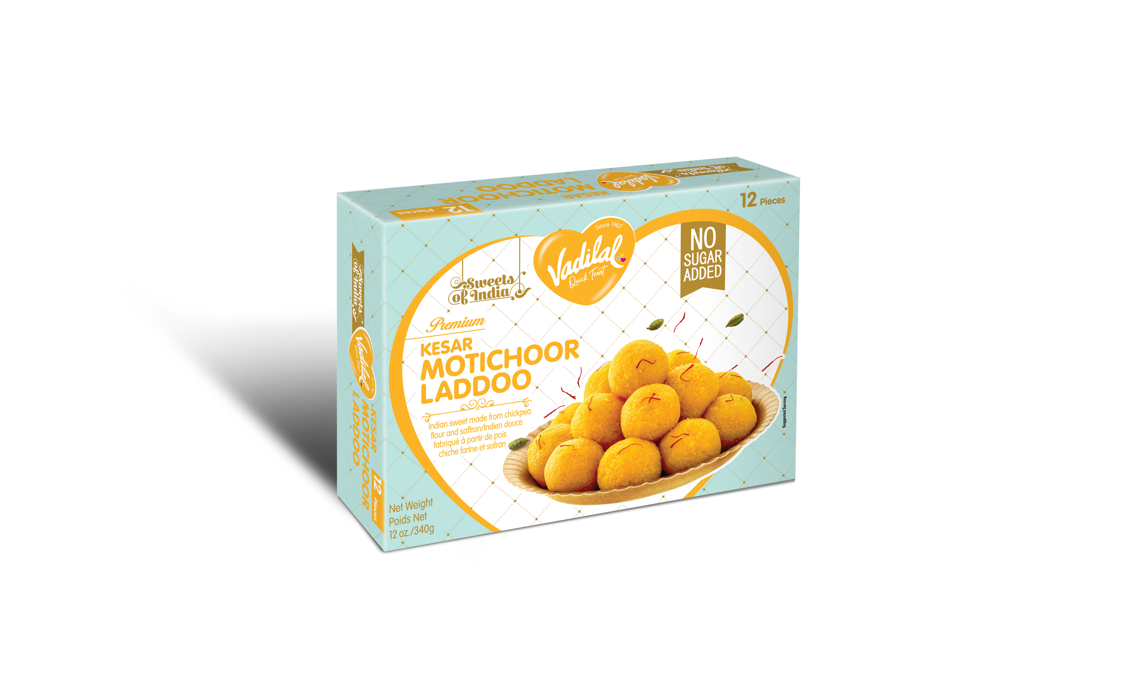 Vadilal Kesar Motichoor Laddoo 360 g