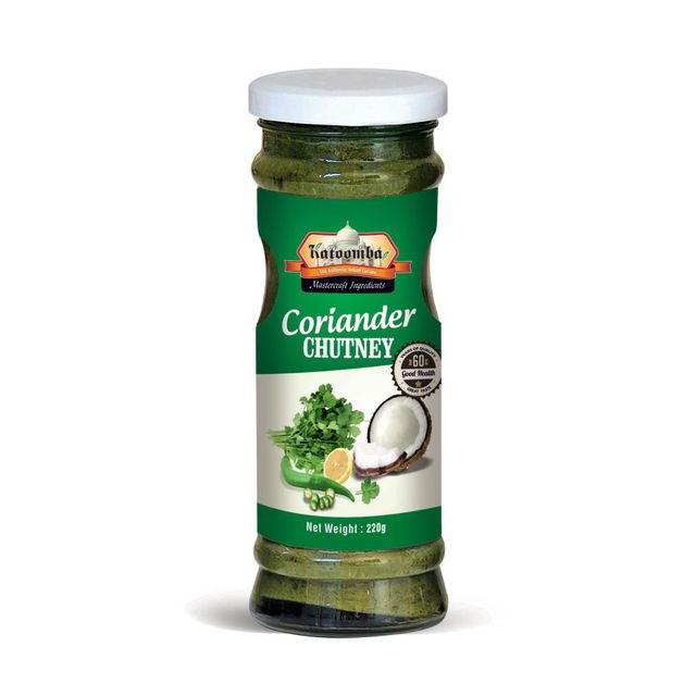 Katoomba Coriander Chutney Mild 220 g