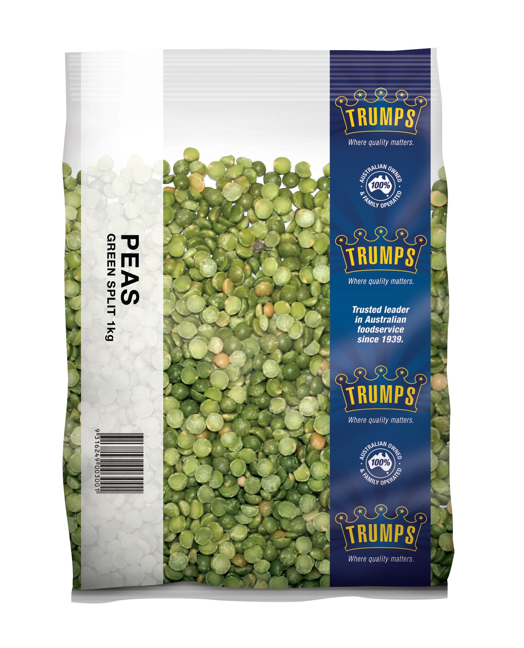 Saurbhi Green Split Peas 1 kg