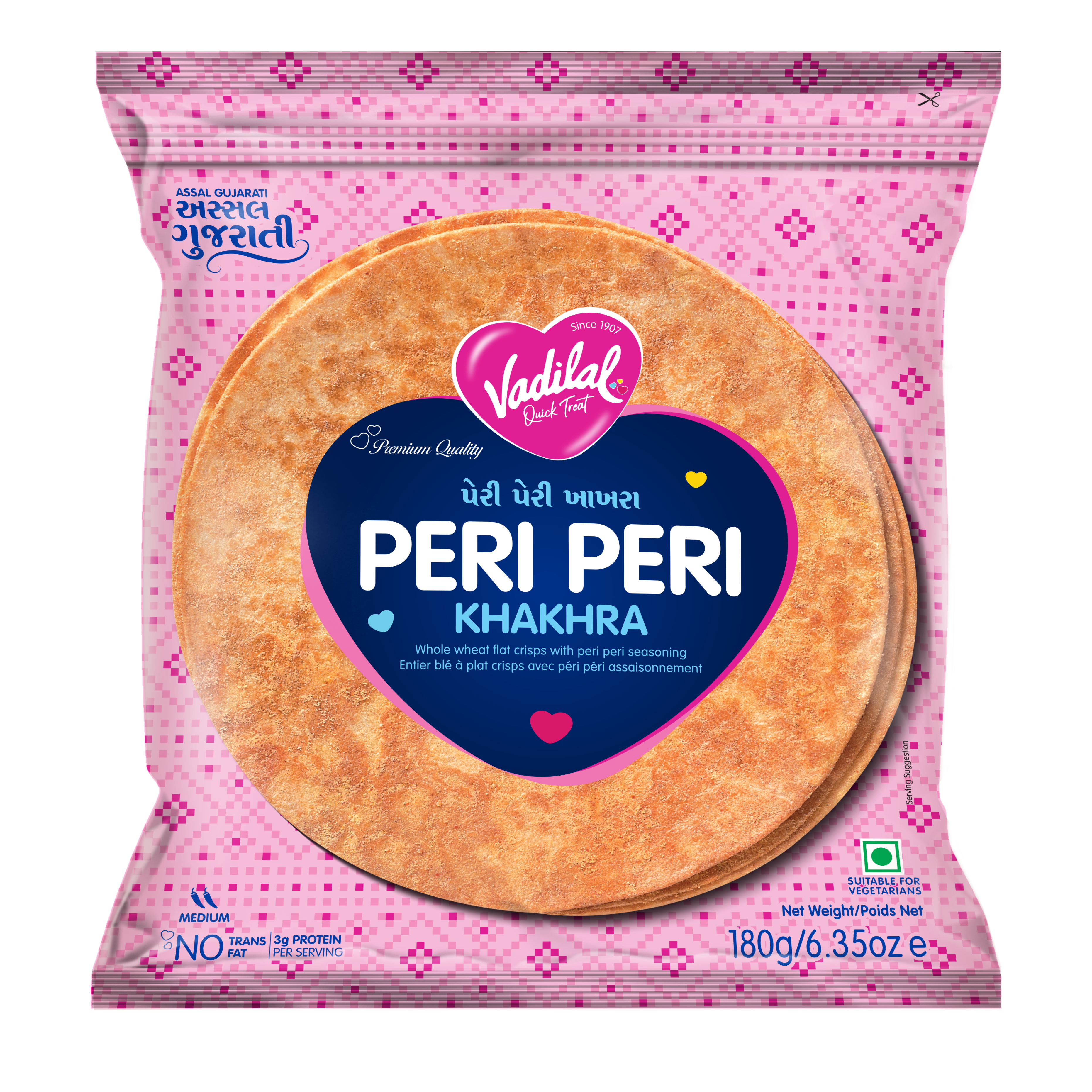 Vadilal Peri Peri Khakhra 180 g