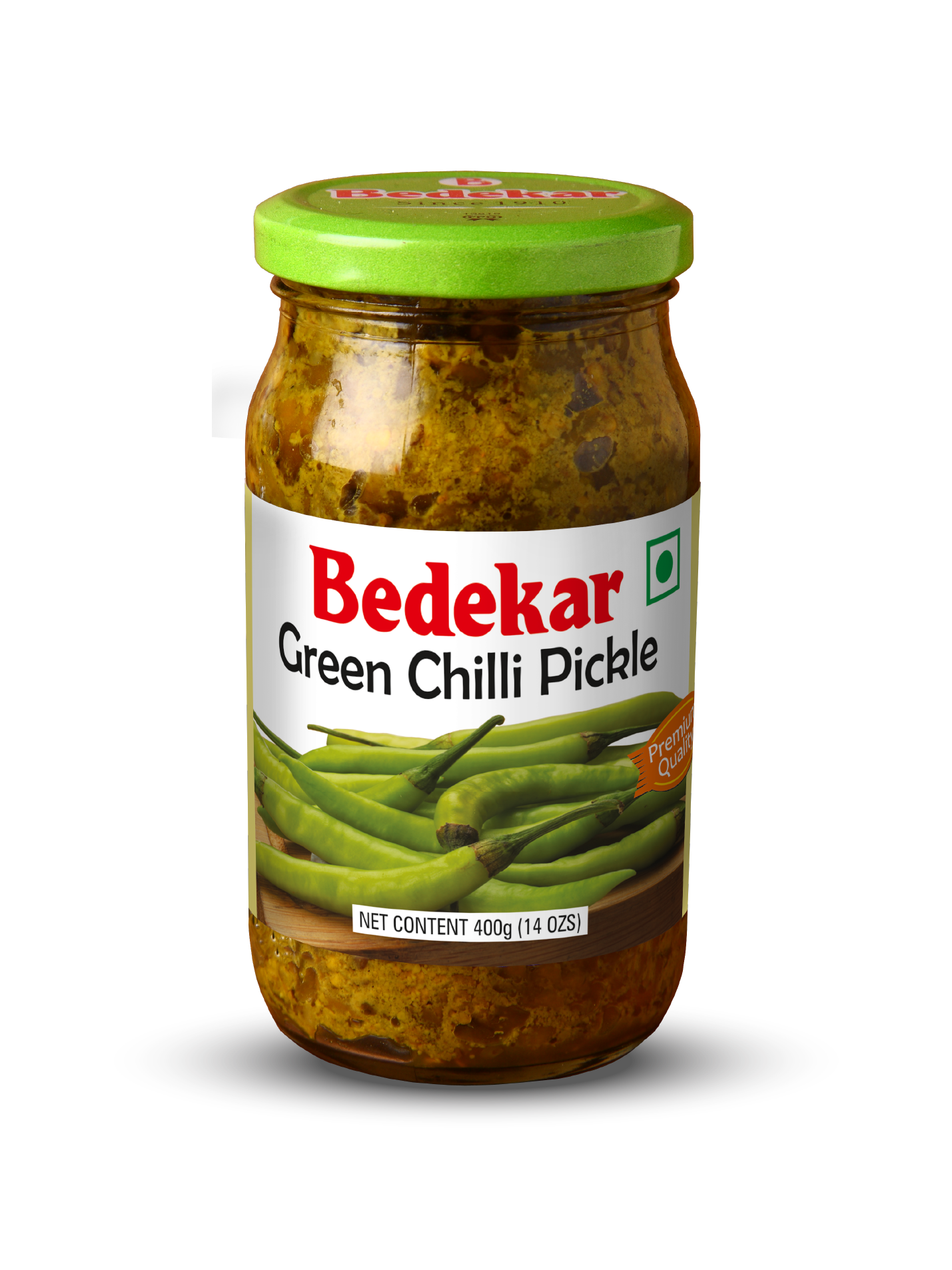 Bedekar Green Chill Pickle 400 g