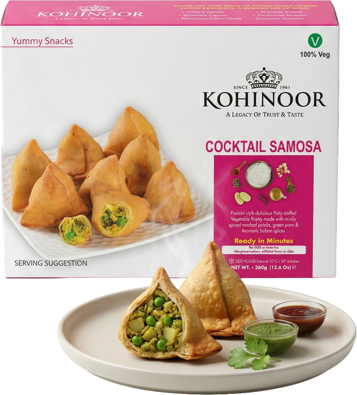 Kohinoor Cocktail Samosa 360 g