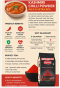 Gajanand Chilli Kashmiri 1 kg