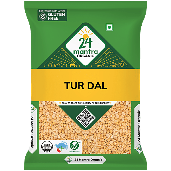 24 Mantra Organic Toor Dal 1 kg