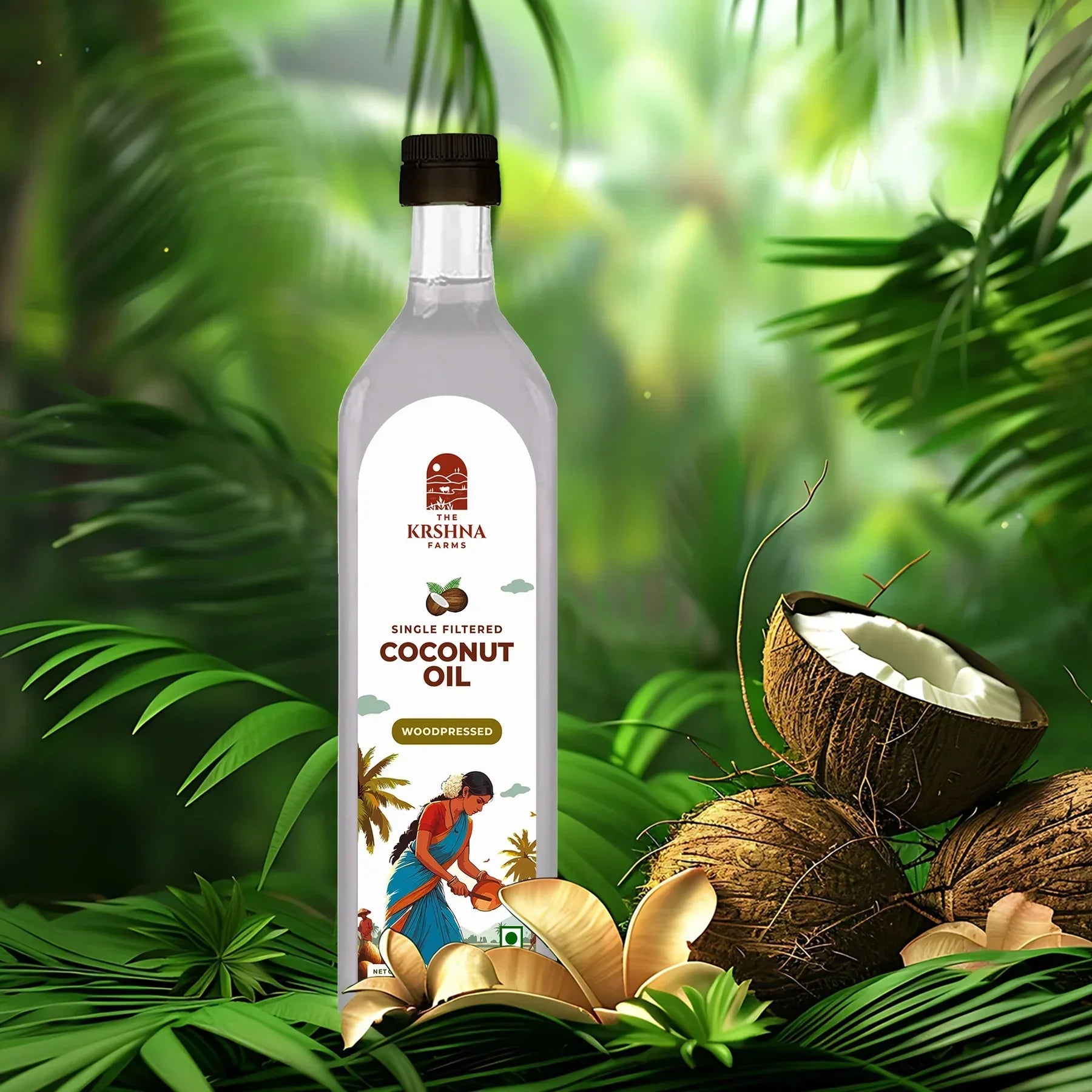 Jai Krishna Brand Coconut Oil 1 L