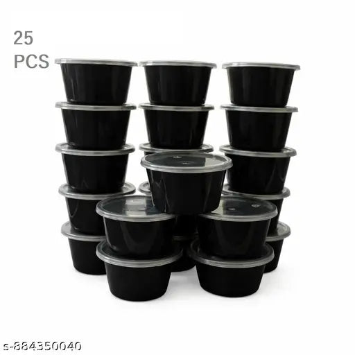 Party Ji 250 ml Round Combo Pack 25 Pieces