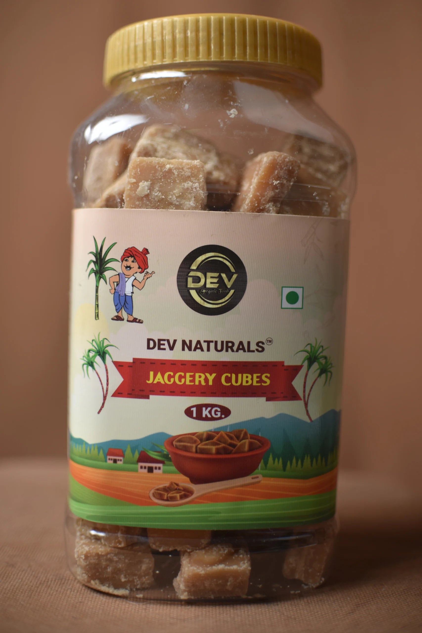 Dev Food Kolhapuri Jaggery Cubes 1 kg