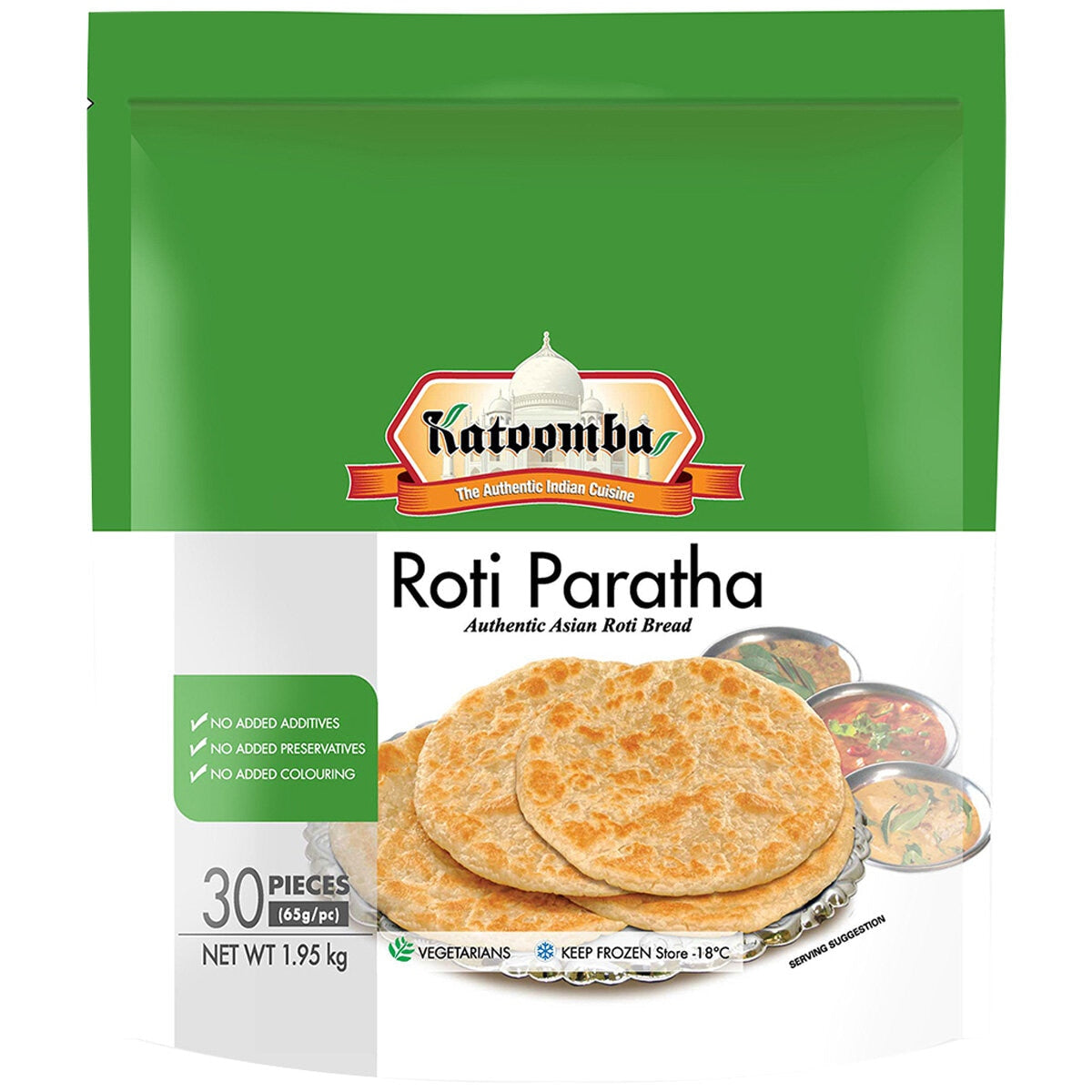 Katoomba Wholemeal Roti Paratha 30Pcs