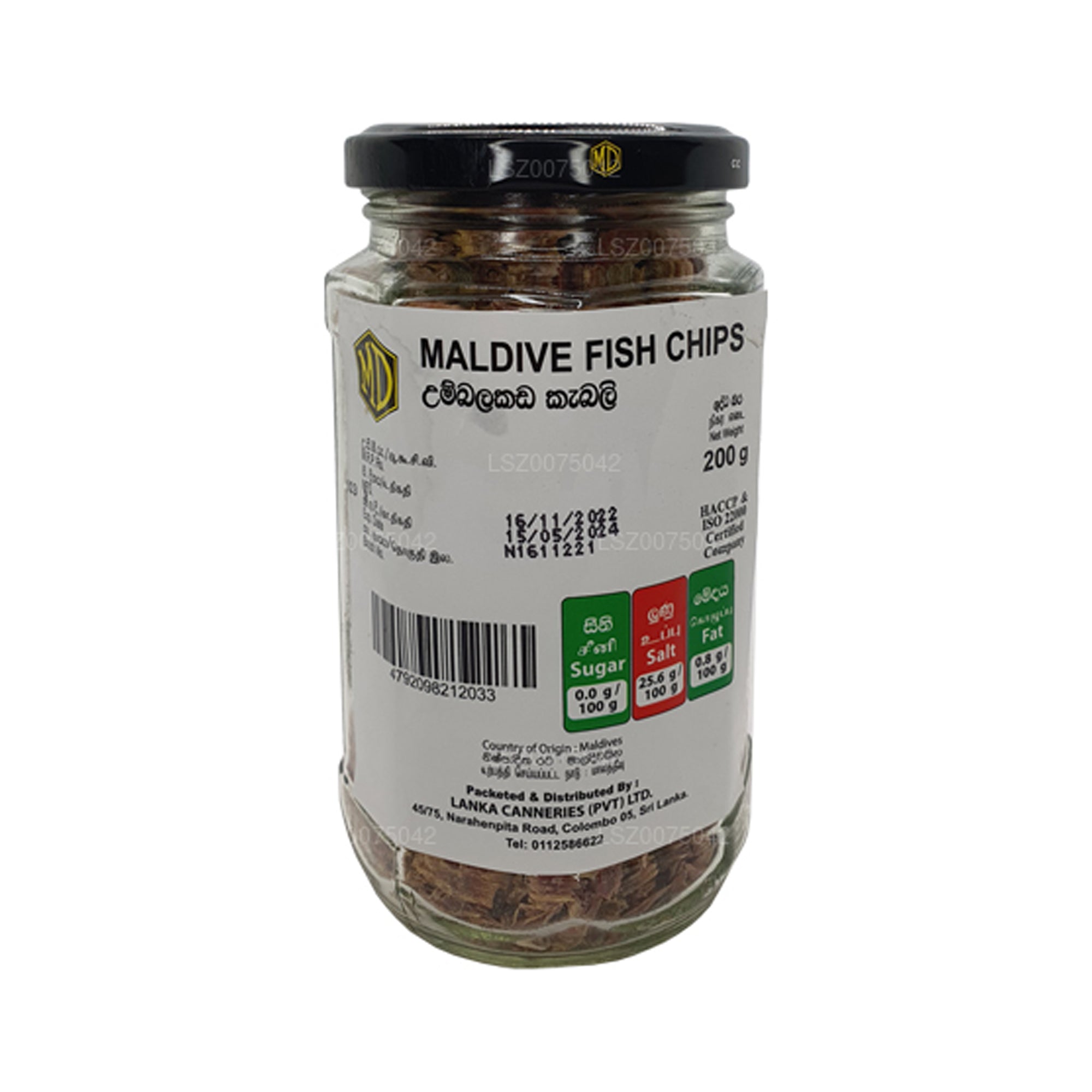 MD Maldiv Fish Chips 200 g