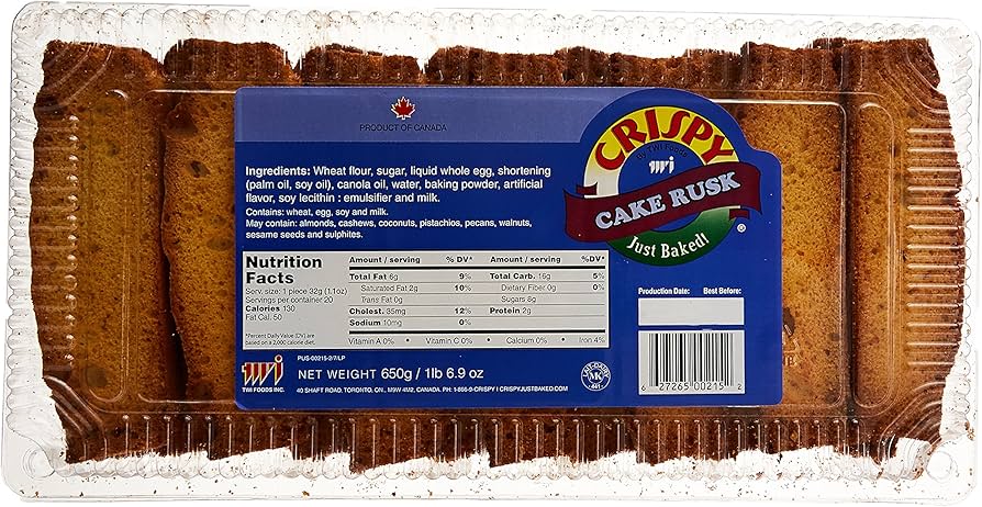 Crispy Cake Rusk 650 g