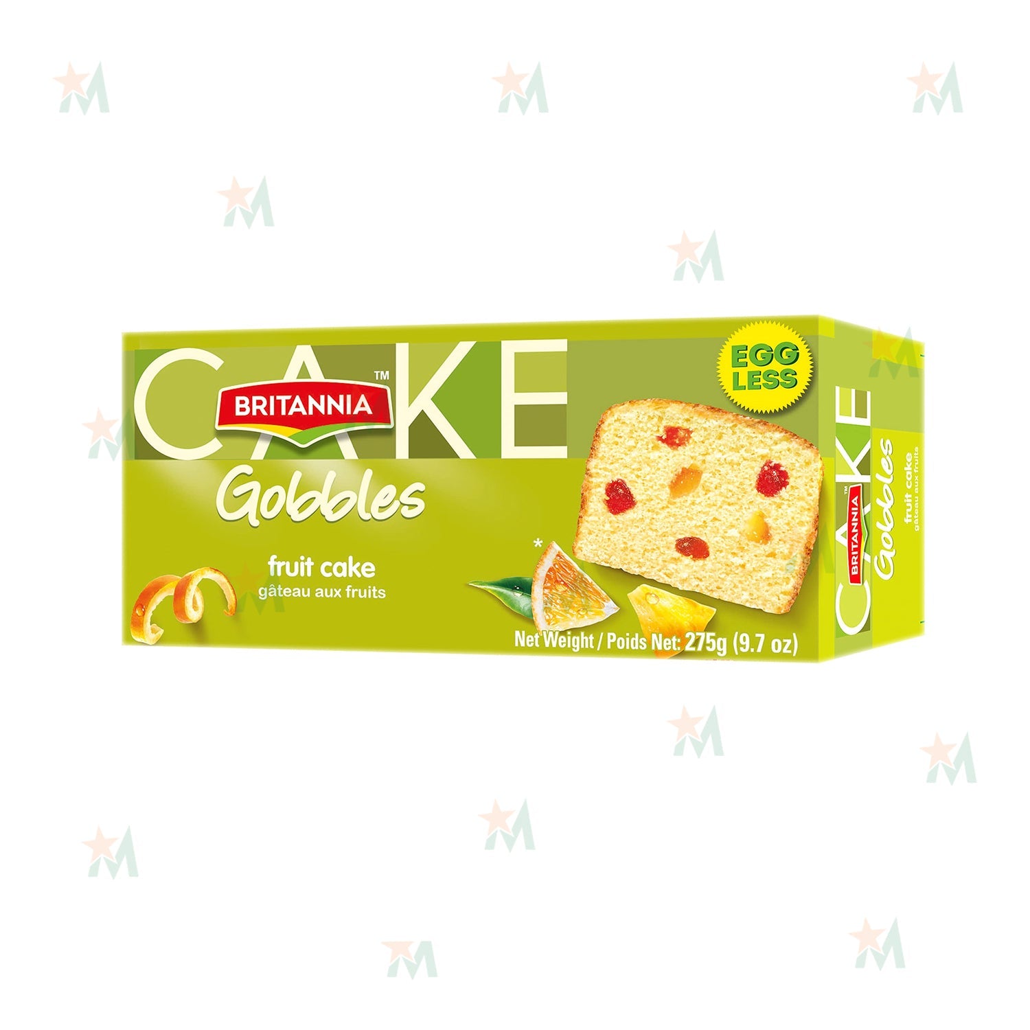 Britannia Eggless Pound Fruit Cake 275 g