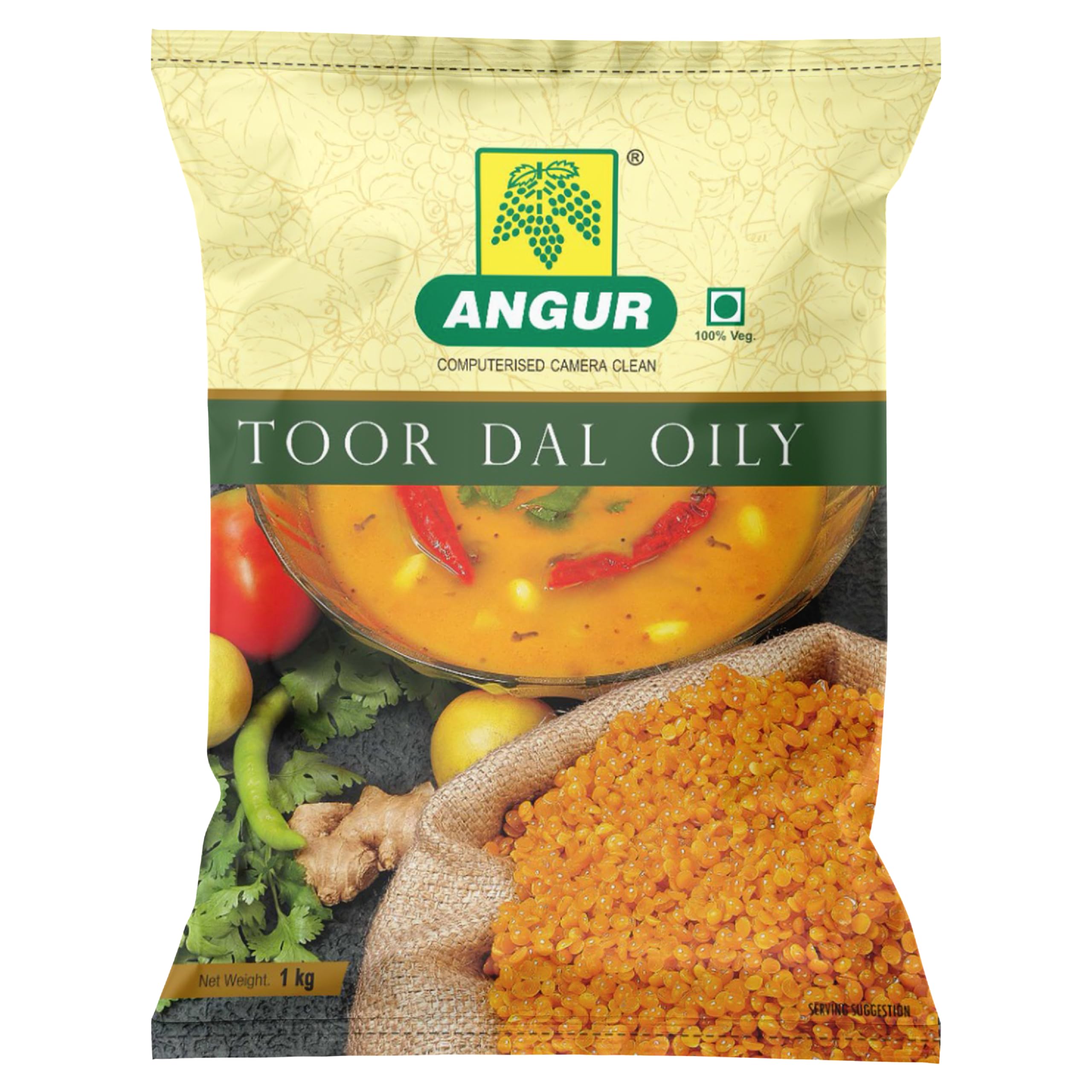 Mahek Toor Dal Oily 1 kg