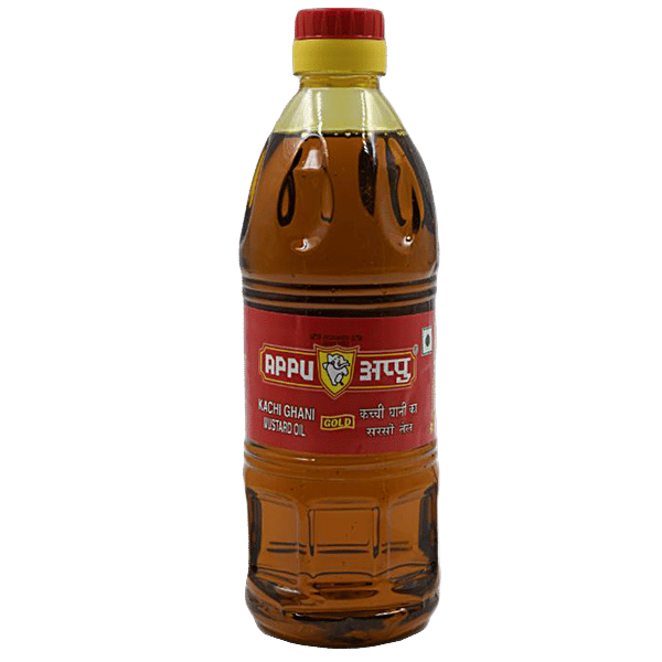 Appu Kachi Ghani Mustard Oil Gold (Instore) 5 L