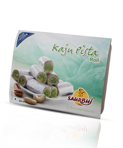 Saurbhi Kaju Pista Roll 400 g