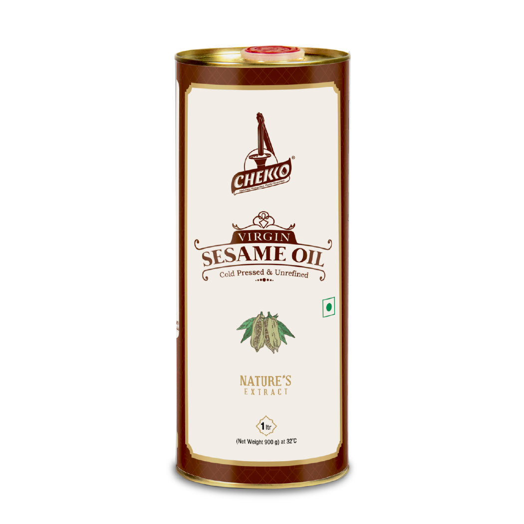 888 Cold Pressed Chekku Sesame Oil 1 L
