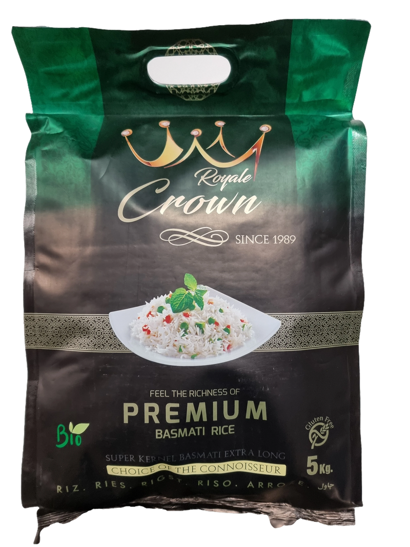 Royal Crown Exlong Basmati Rice 5 kg