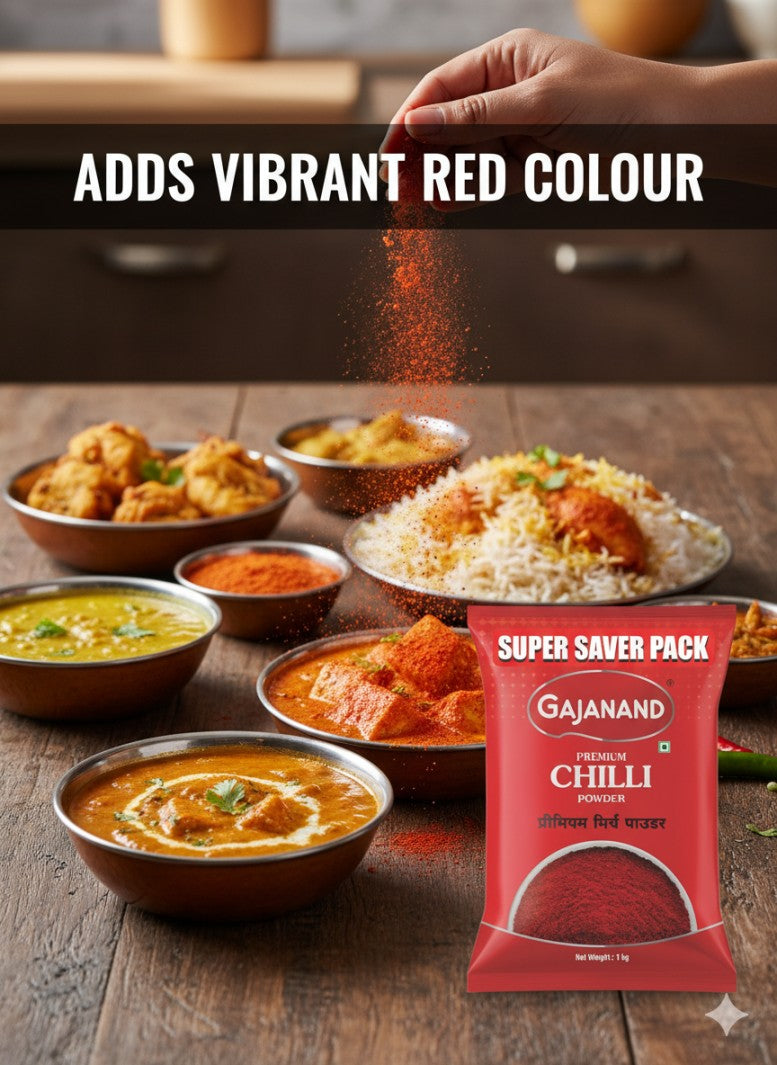 Gajanand Chilli Powder Reshampatti 1 kg