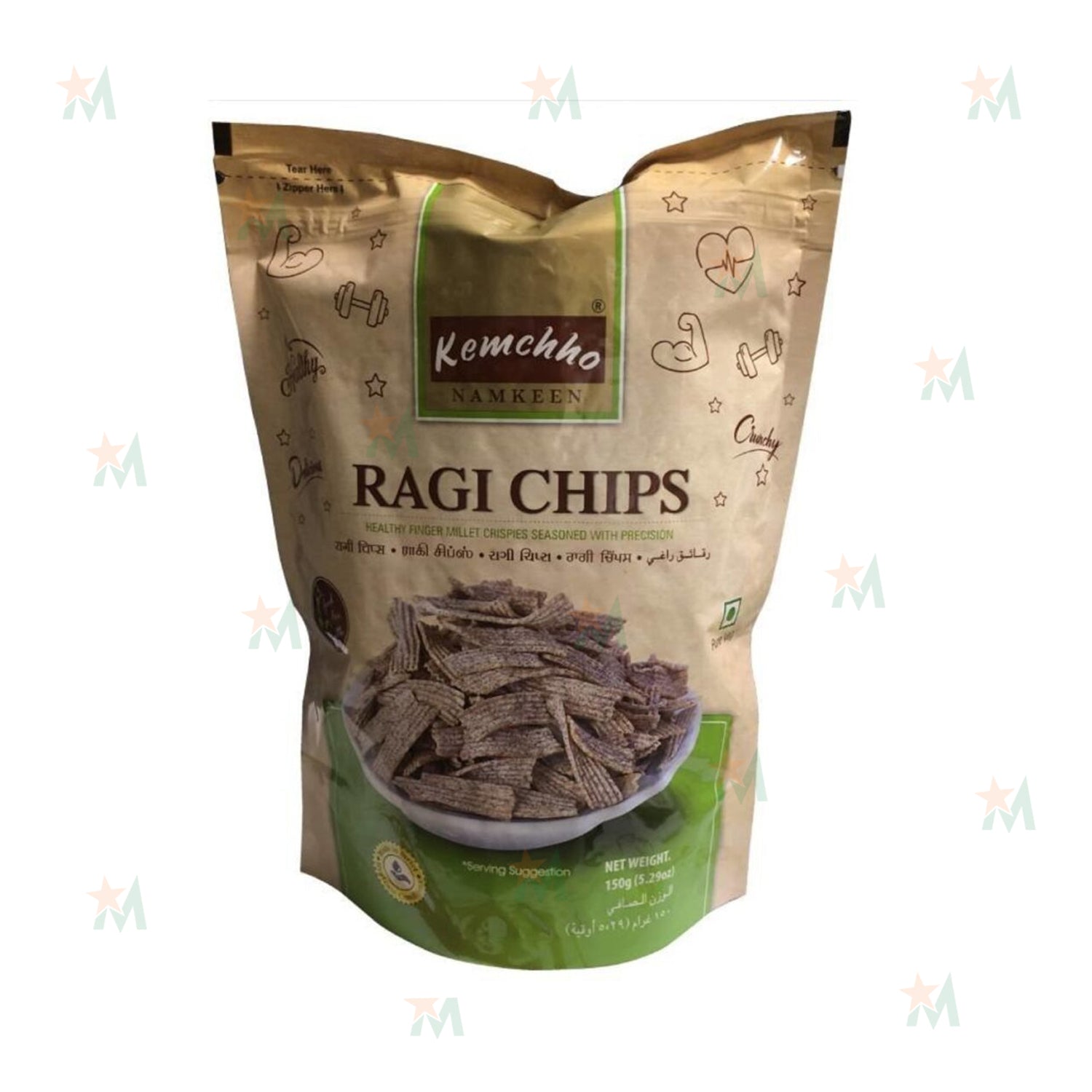Kemchho Ragi Chips 150 g