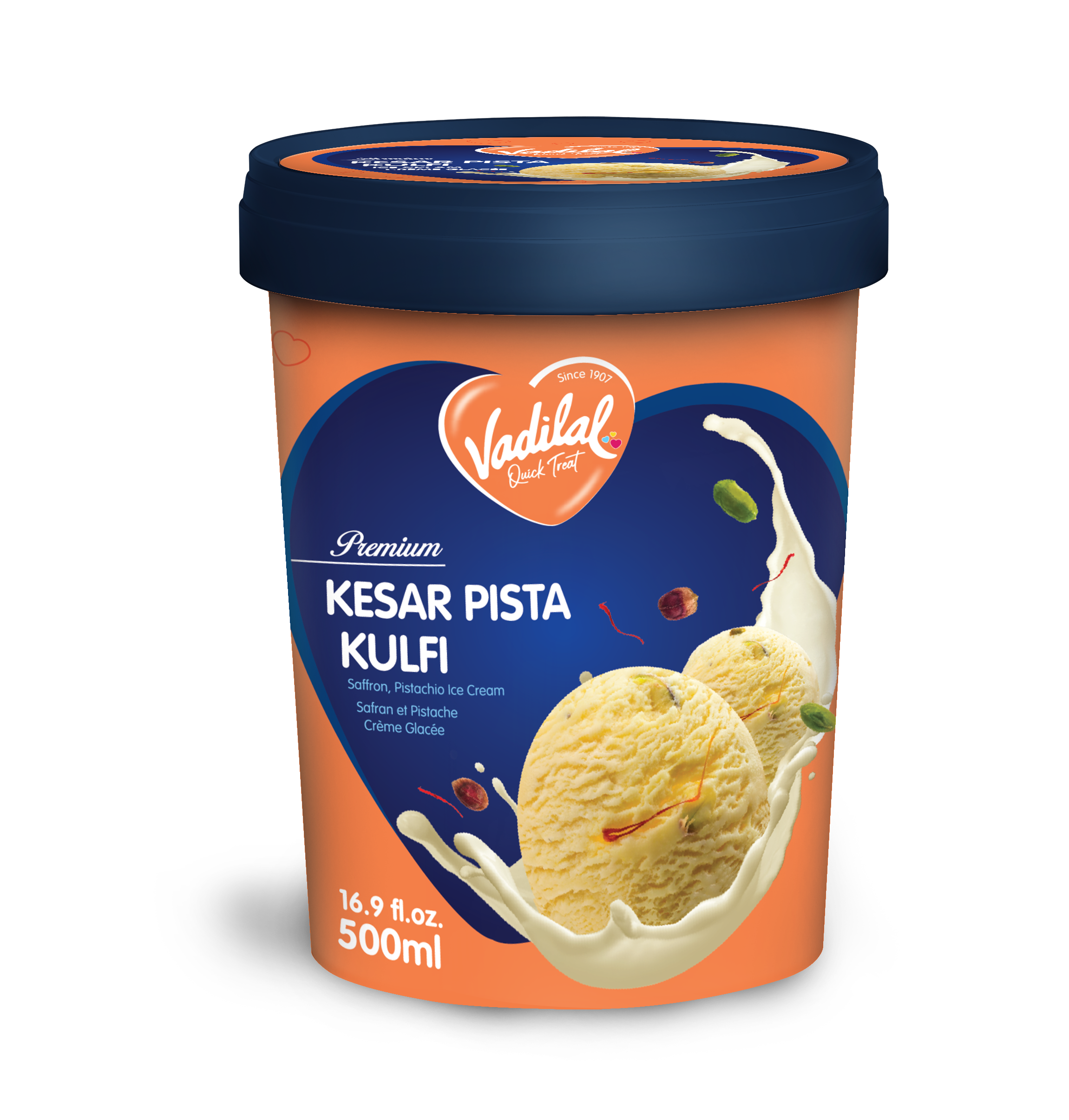 Vadilal Kesar Pista 500 ml