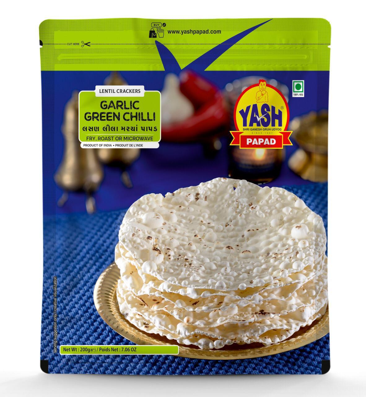 Yash Papad Garlic 200 g