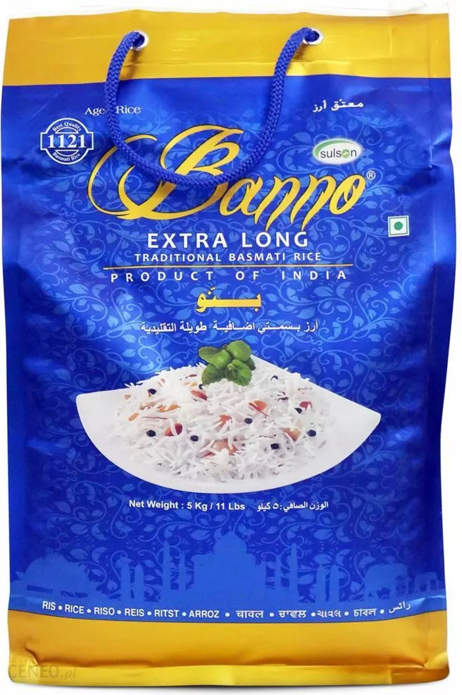 Banno Elt Basmati Rice 5 kg