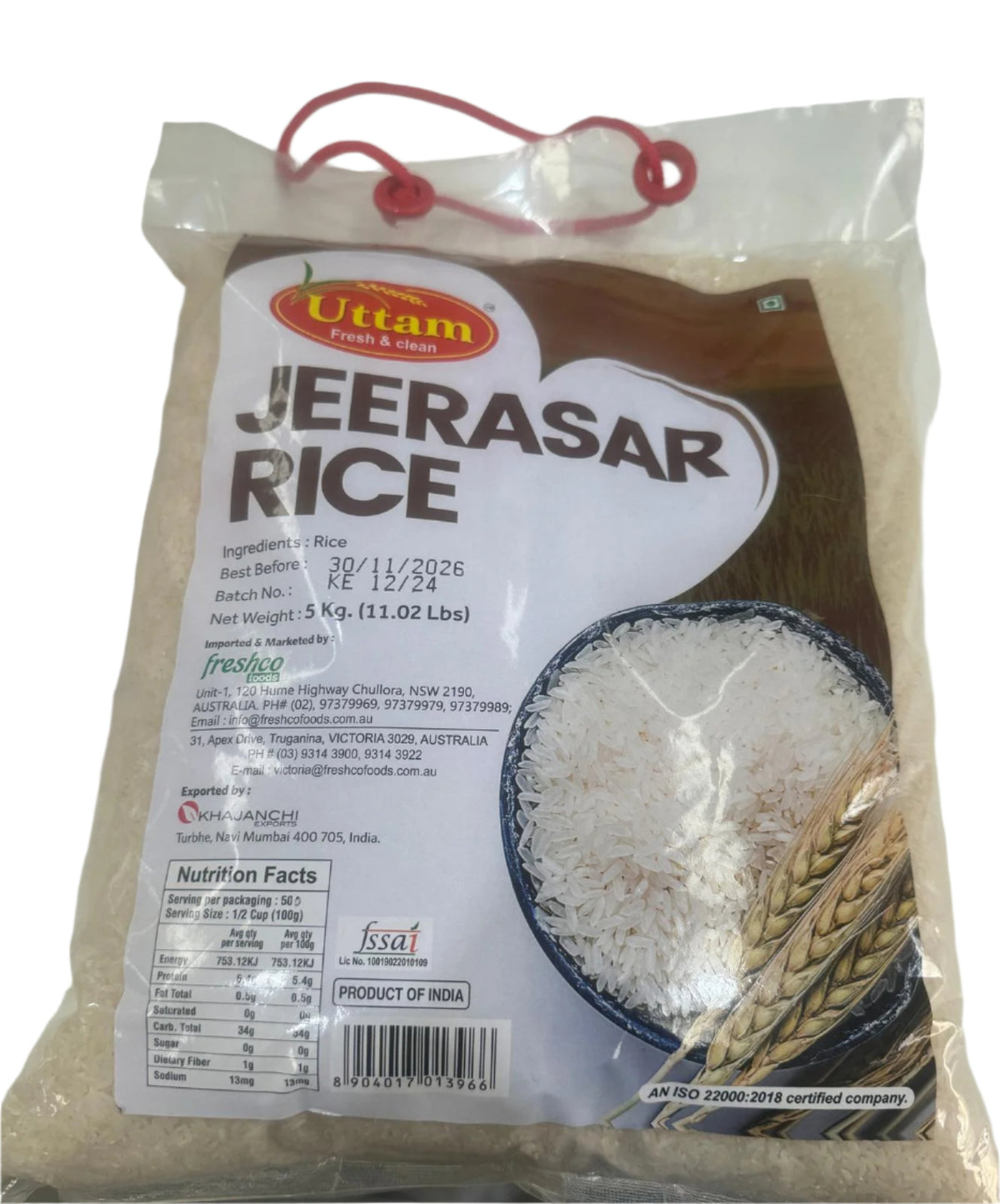 Saurbhi Jeerasar Rice 5 kg