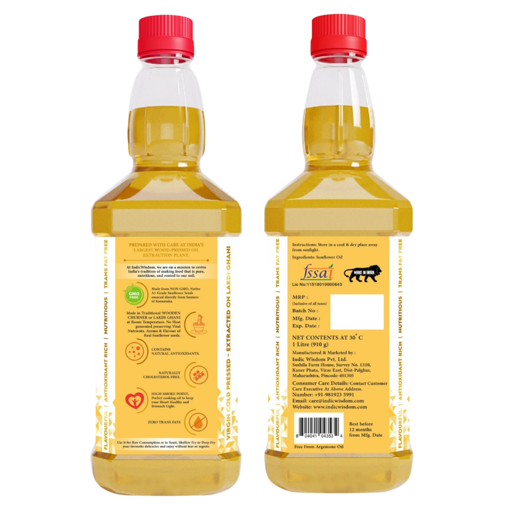 Indya Sunflower Oil 2 L