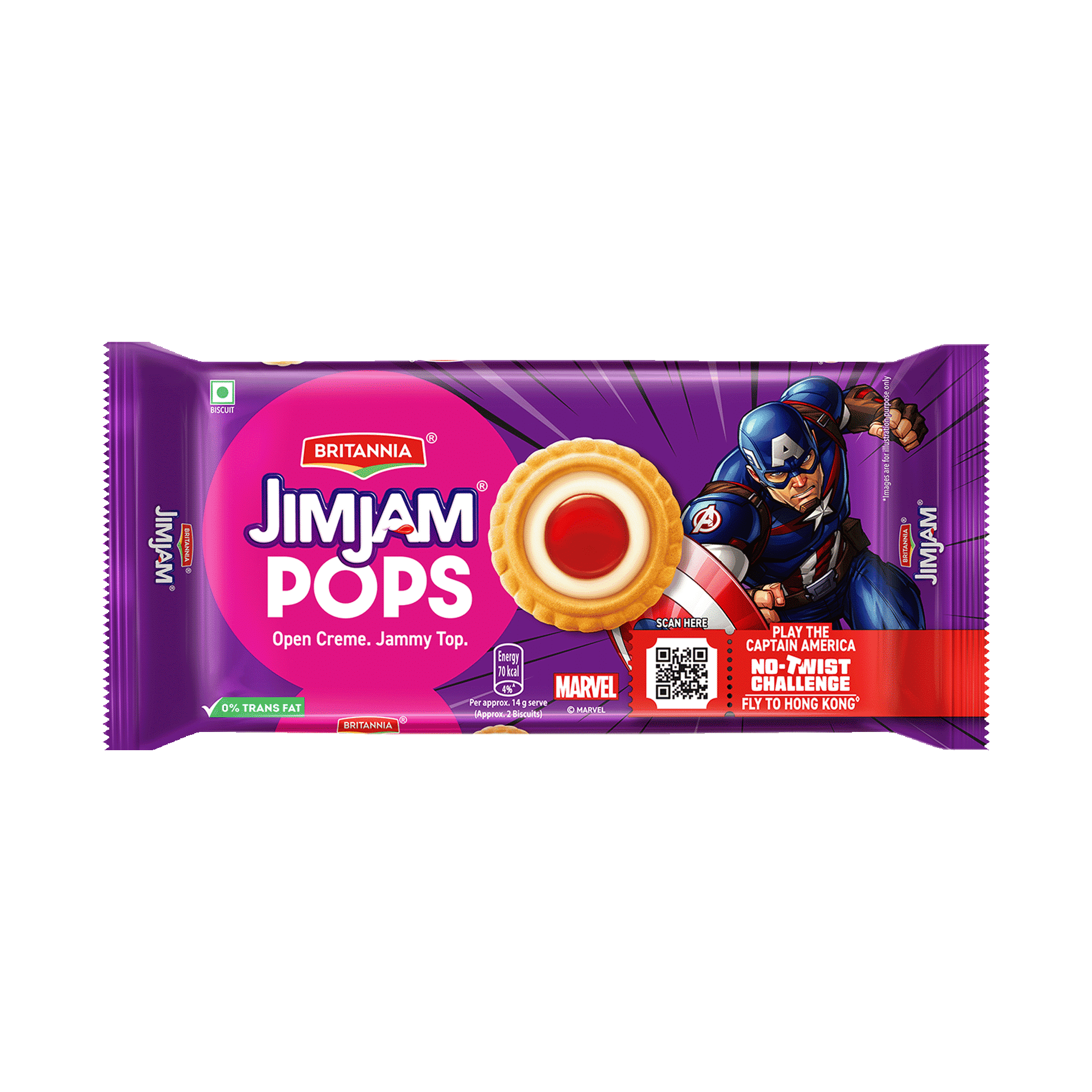 Britannia Jim Jam Pops 420 g