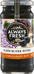 Always Fresh Black Olives 220 g