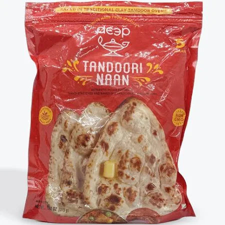 Deep Tandoori Naan 5 Naan 375 g