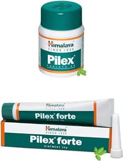Himalaya Pilex tab + Pilex fort Oinment 30g(pack of 2)