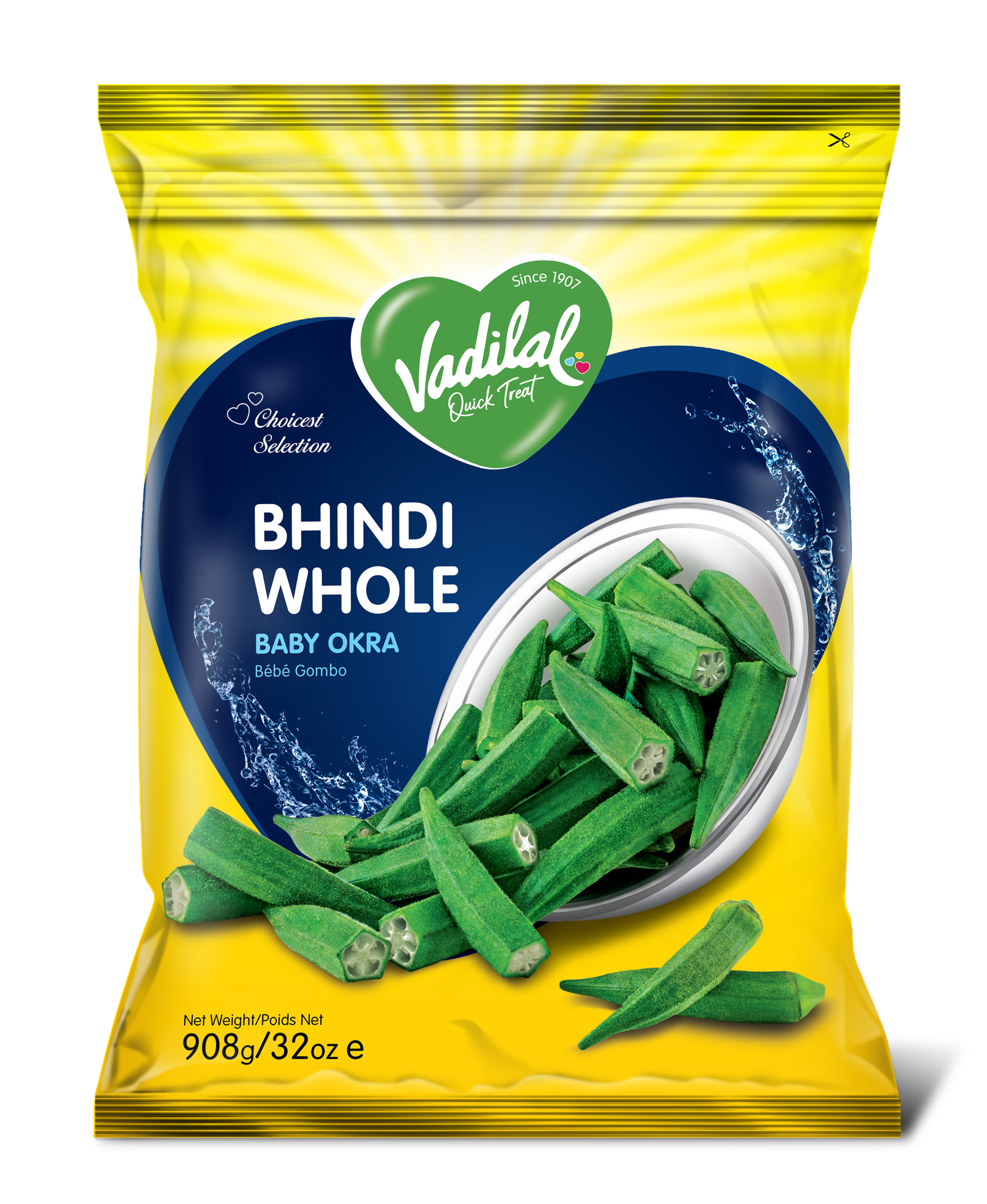 Vadilal Bulk Bhindi Whole 908 g