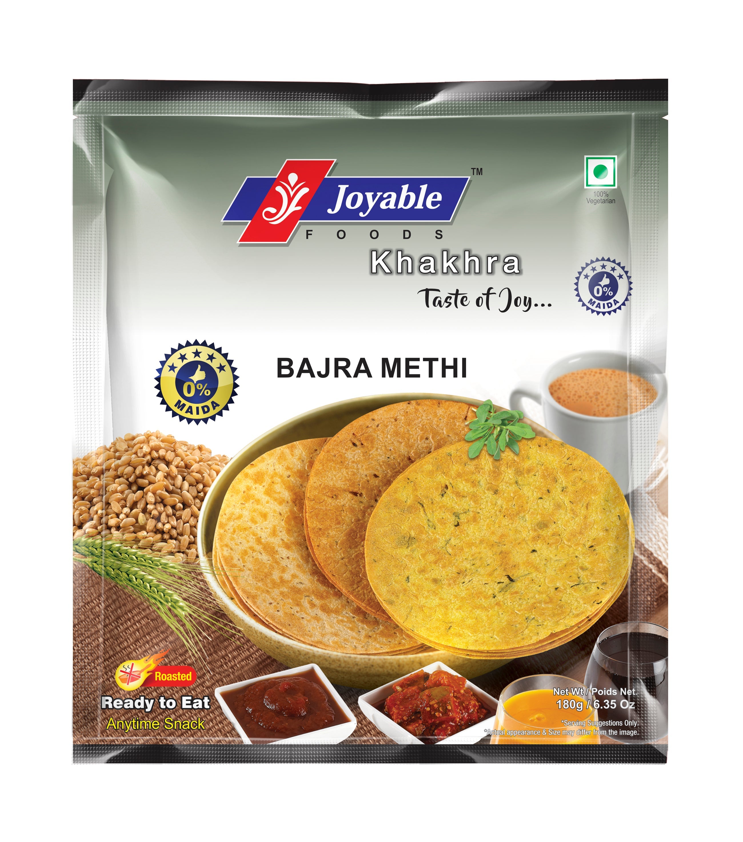 Joyable Bajra Methi Khakhra 200 g