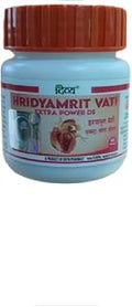 Patanjali Hridyamrit Vati Extra Power 40 Tablets, Ayurvedic Supplement for Heart Health Blood Circulation and Cardiac Wellness Pack of 1