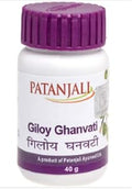 Patanjali Unflavoured Giloy Ghan Vati Tablet, 40gms