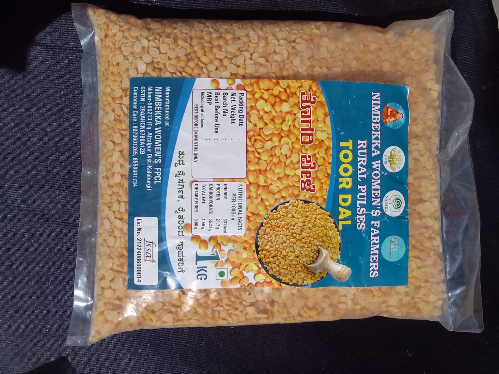 Taaza Toor Dal 1 kg
