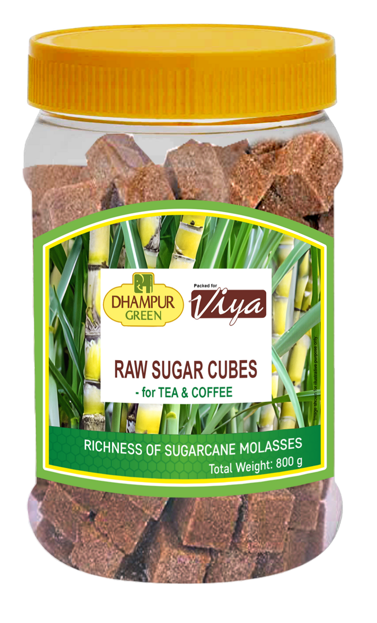 Viya Raw Sugar Cubes 800 g