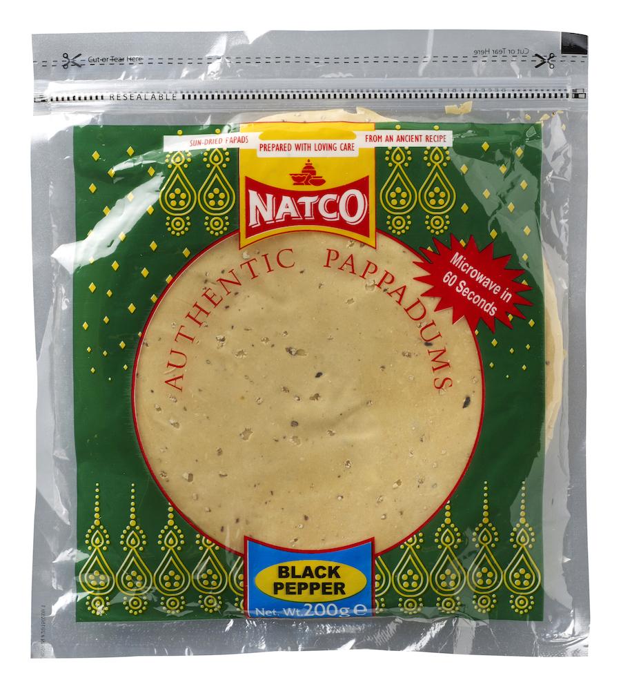 M/R Pepper Pappadum 200 g