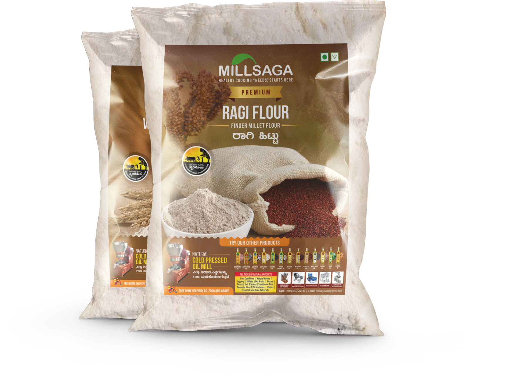 Kerala Ragi Flour 1 kg